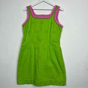 Lilly Pulitzer Green Palm Print Dress